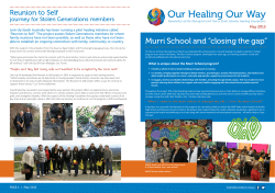Our Healing Our Way May Newsletter