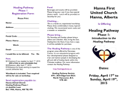 Healing Pathway Phase 1 Registration Form