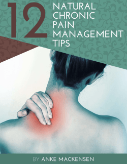 12 Natural Chronic Pain Management Tips