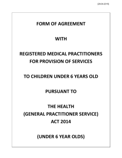 the Free GP Under 6â²s Contract