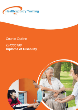 Diploma of Disability - Health Industry Training