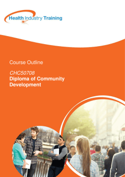 Diploma of Community Development