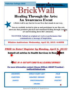 Healing Through the Arts - Health Services