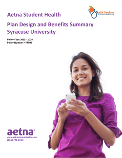 Plan Design and Benefits Summary
