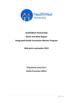 report - HealthWest Partnership