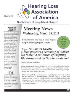 March 2015 - HLAA North Shore Chapter