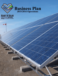 Business Plan - Heart & Solar