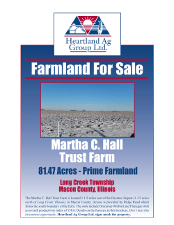 Martha C. Hall Trust Farm