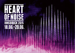 programm-heft 2015 web - heart of noise festival 2015