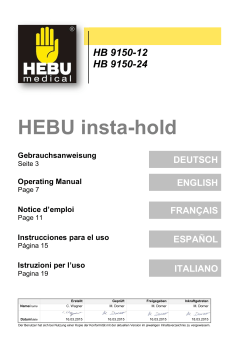HEBU insta-hold - HEBUmedical GmbH