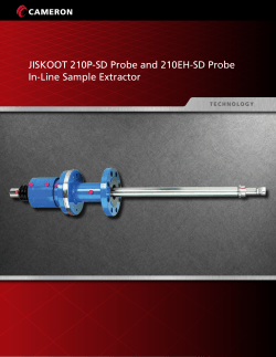 JISKOOT 210P-SD Probe and 210EH-SD Probe In