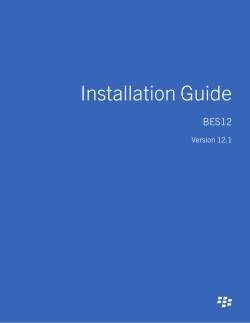 BES12-Installation Guide