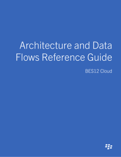 BES12 Cloud-Architecture and Data Flows Reference