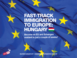 FAST-TRACK IMMIGRATION TO EUROPE: HUNGARY