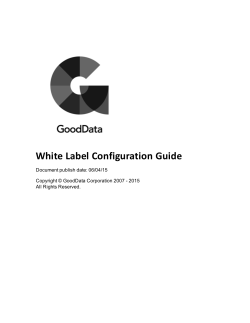 White Label Configuration Guide