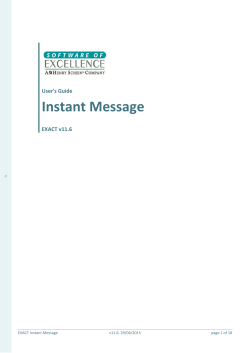 EXACT Instant Message