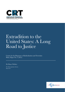 Extradition to the United States: A Long Road to Justice