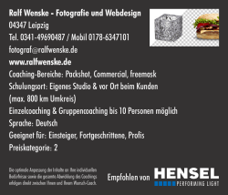 Ralf Wenske - Fotografie und Webdesign 04347 Leipzig