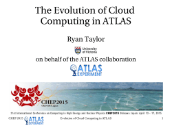 The Evolution of Cloud Computing in ATLAS