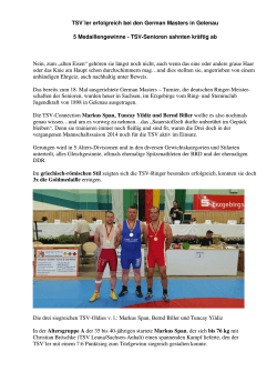 20150607 Bericht German Masters 2015