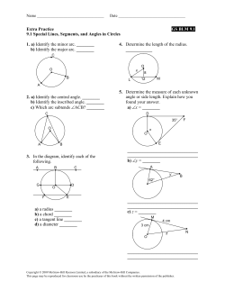 Circle Geometry Practice