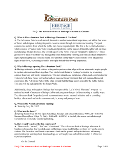 FAQ: The Adventure Park at Heritage Museums & Gardens Page 1