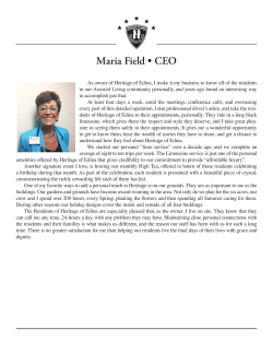 Maria Field â¢ CEO
