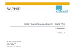 Saphir XFS - Hermegie Technologies