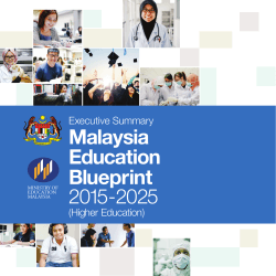 Malaysia Education Blueprint 2015