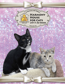 2015AdBook-Web - Harmony House for Cats