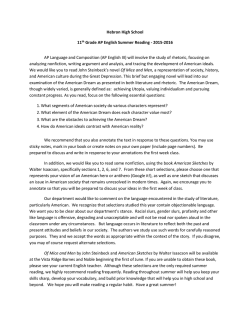 11th Grade APLangsummerreading2015