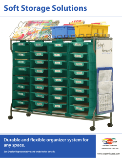Soft Storage Solutions - Copernicus Educational Products