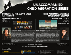 unaccompanied child migration series