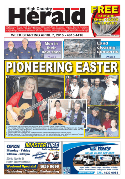 High Country News 7 April 2015