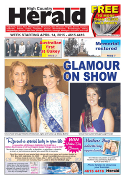 High Country News 14 April 2015