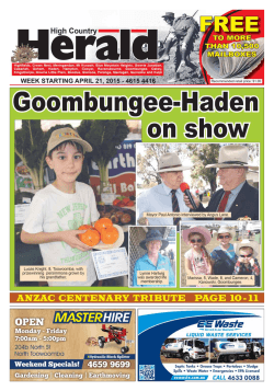High Country News 21 April 2015