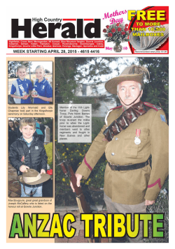 High Country News 28 April 2015