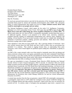 May 14, 2015 &acirc; Letter-to-President Obama