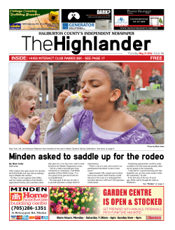 Minden asked to saddle up for the rodeo