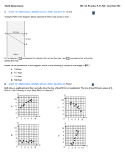MCAS 9-12 MC GeoStat STUDENT VERSION