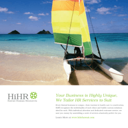Your Business is Highly Unique, We Tailor HR Services to Suit