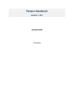 PDF-Version - Feripro Handbuch