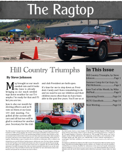 Here`s - Hill Country Triumph Club