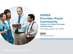 HIMSS Provider-Payer Community