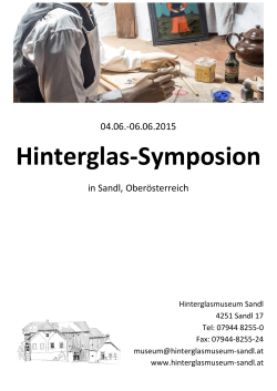 Programm2015 - Hinterglasmuseum Sandl