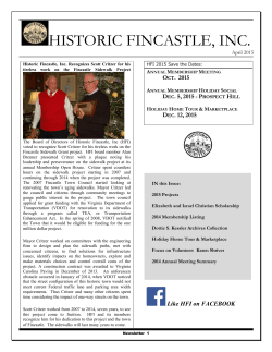 Historic Fincastle Newsletter 2015 Web Version