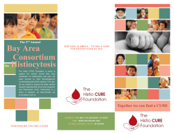 Tri Fold Flyer - The Histio CURE Foundation