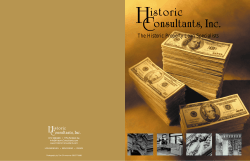 Historic Consultant BRCH - Historic Consultants, Inc.
