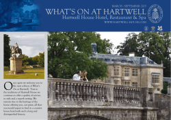 Newsletter - Hartwell House