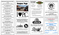 Downtown Port Clinton Coupon Page